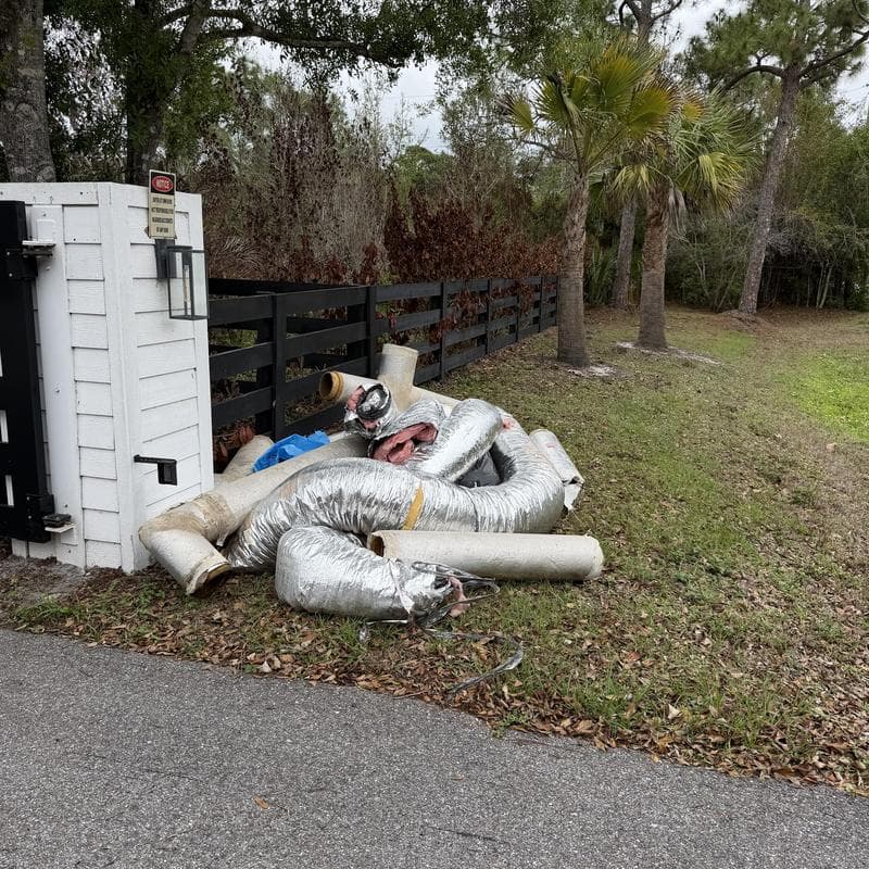 New R-6 ductwork, Palm City