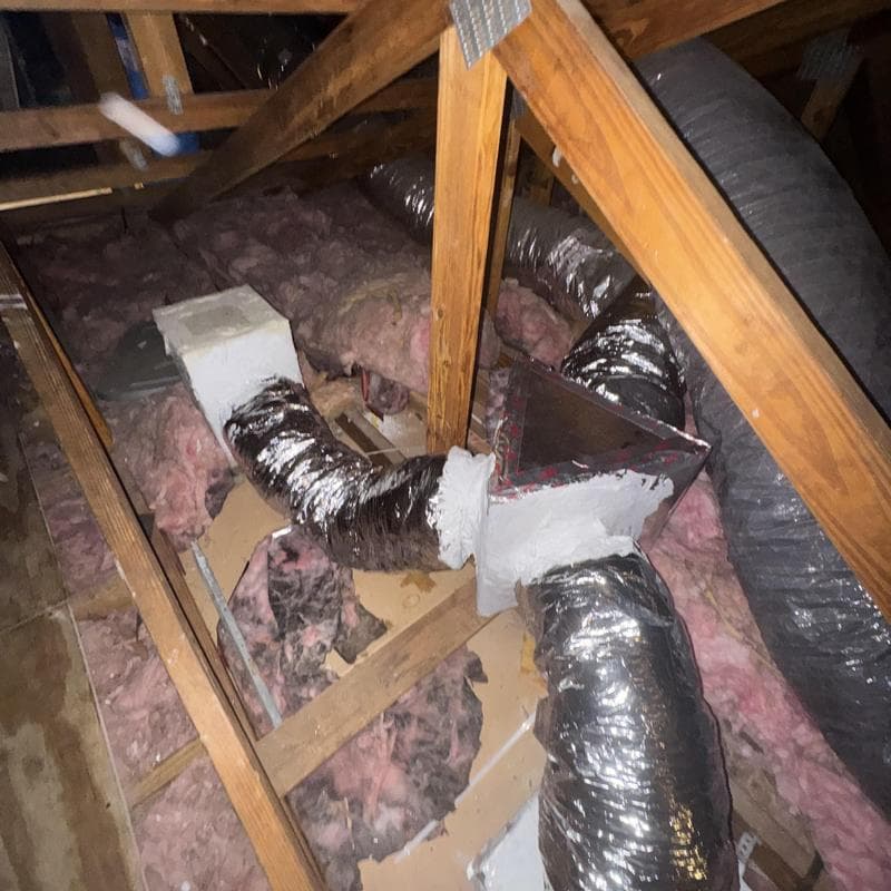 New R-6 ductwork, Palm City