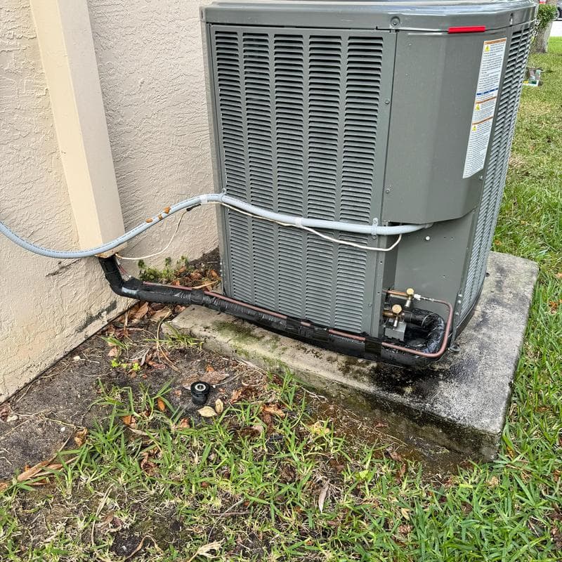 New central air system, Vero Beach