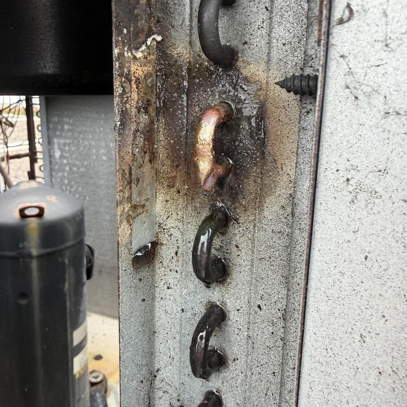 Copper coil leak repair, Sewall's Point