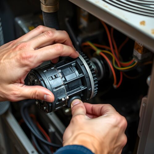 work on an ECM motor