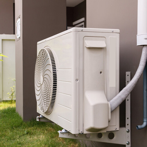 outdoor heat pump air conditioning and heating unit