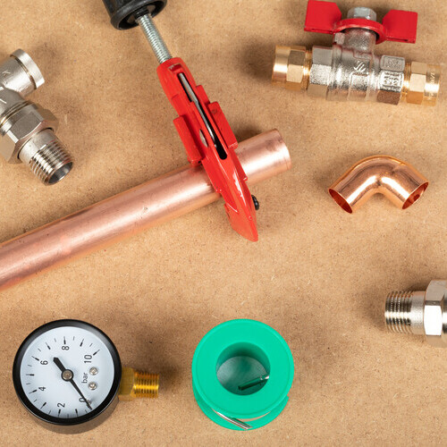 various heating system parts
